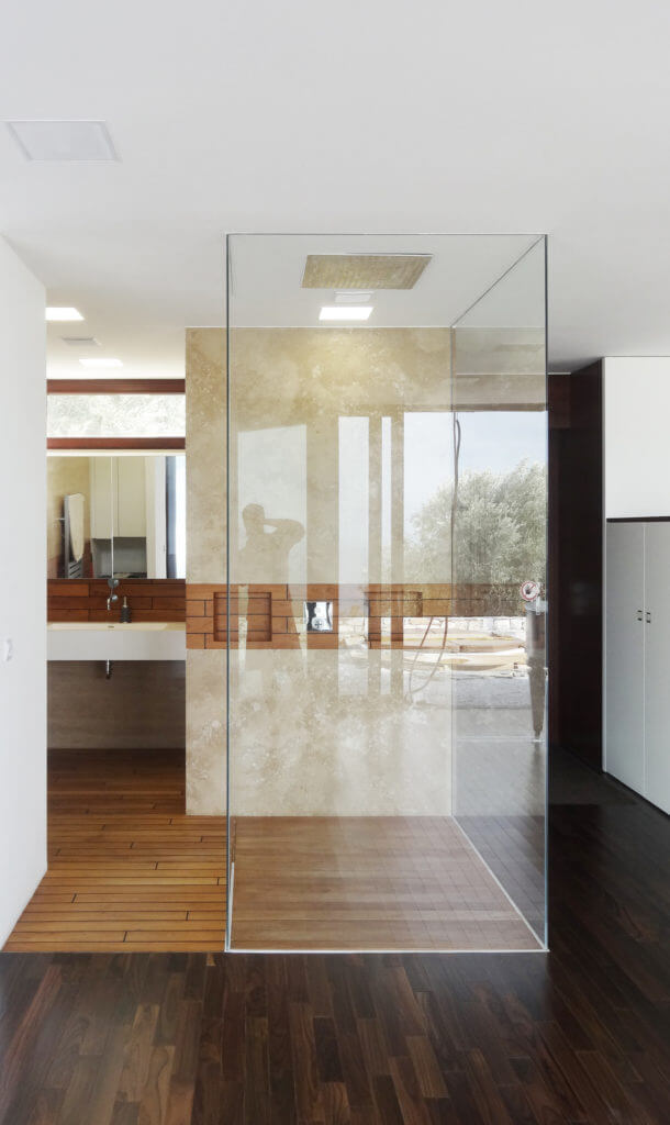 freistehendes Bad - Badezimmer - walk in Dusche - Tischlerei Semo